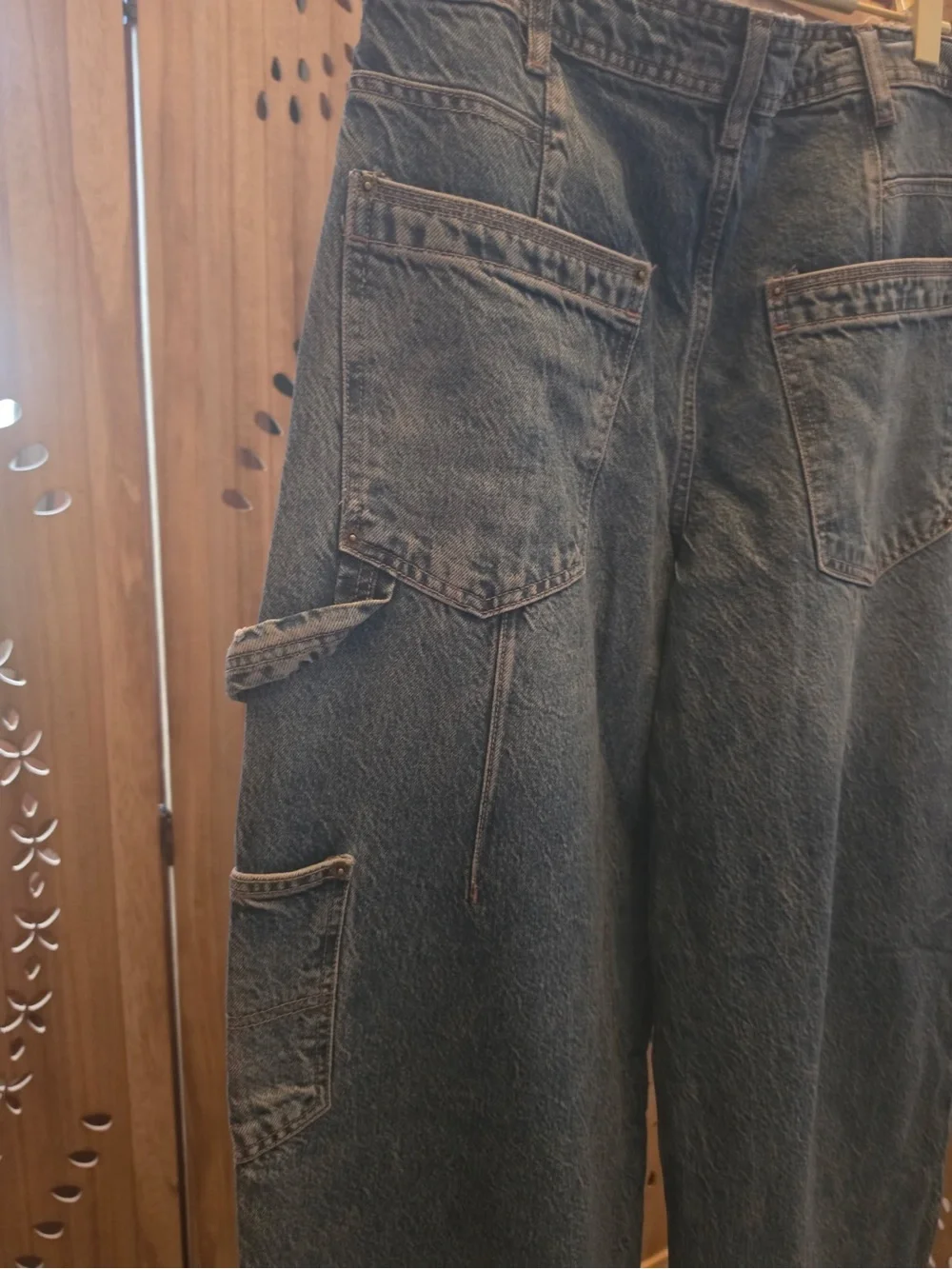 NWOT Free People Loren Carpenter Barrel Jeans - Picture 9 of 14